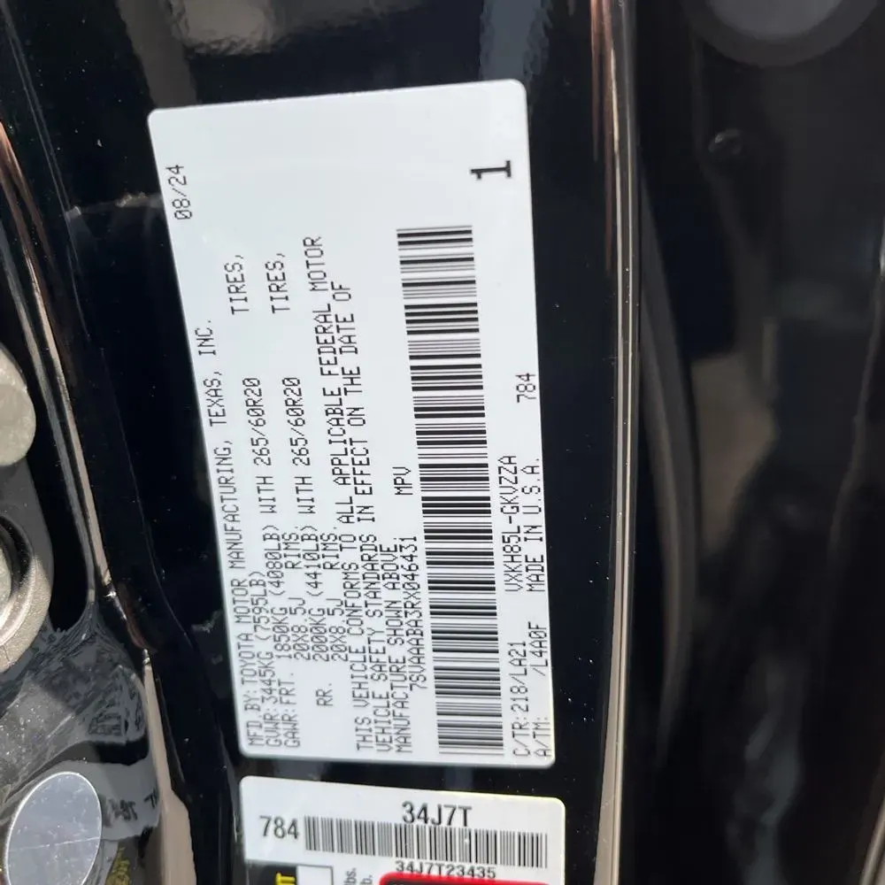 2024 Toyota Sequoia Platinum