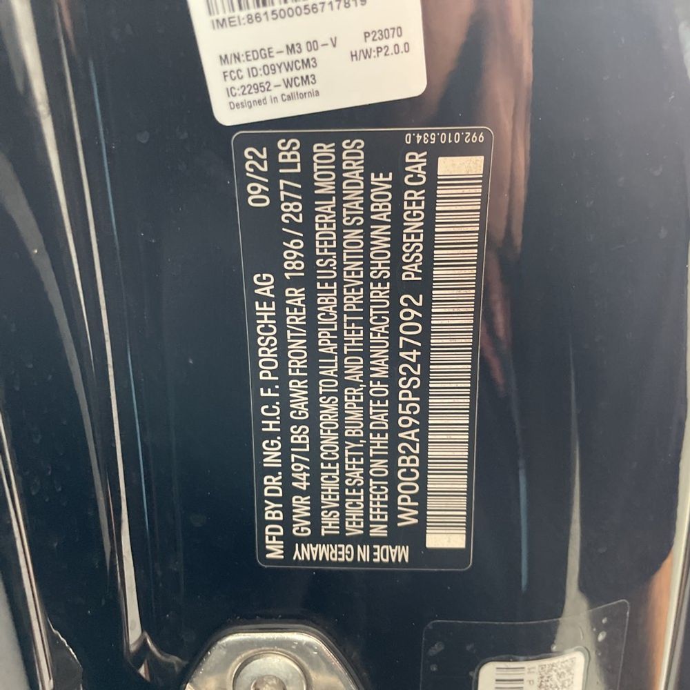 2023 Porsche 911 Carrera S