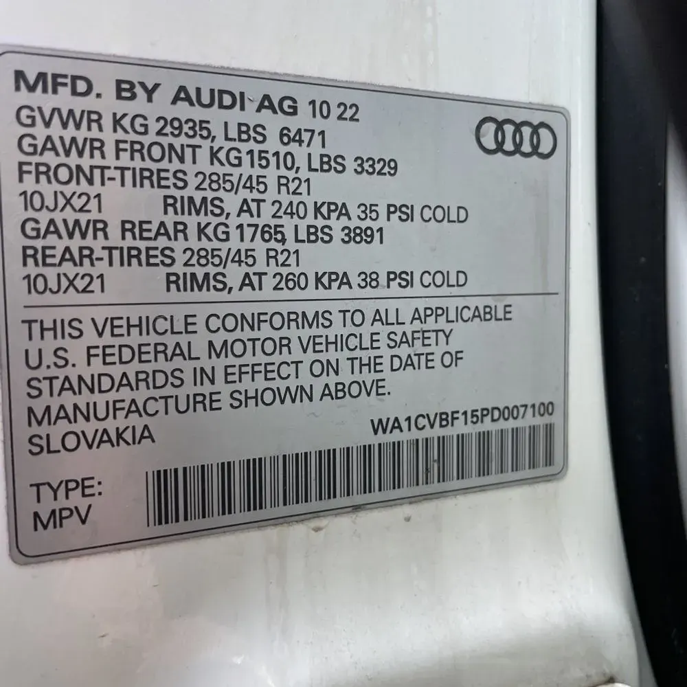 2023 Audi Q8 Prestige 55 TFSI