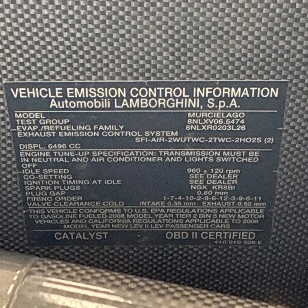 2008 Lamborghini Murcielago LP 640