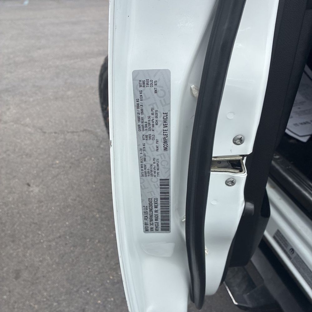2022 Ram 5500 Chassis Tradesman/SLT/Laramie/Limited