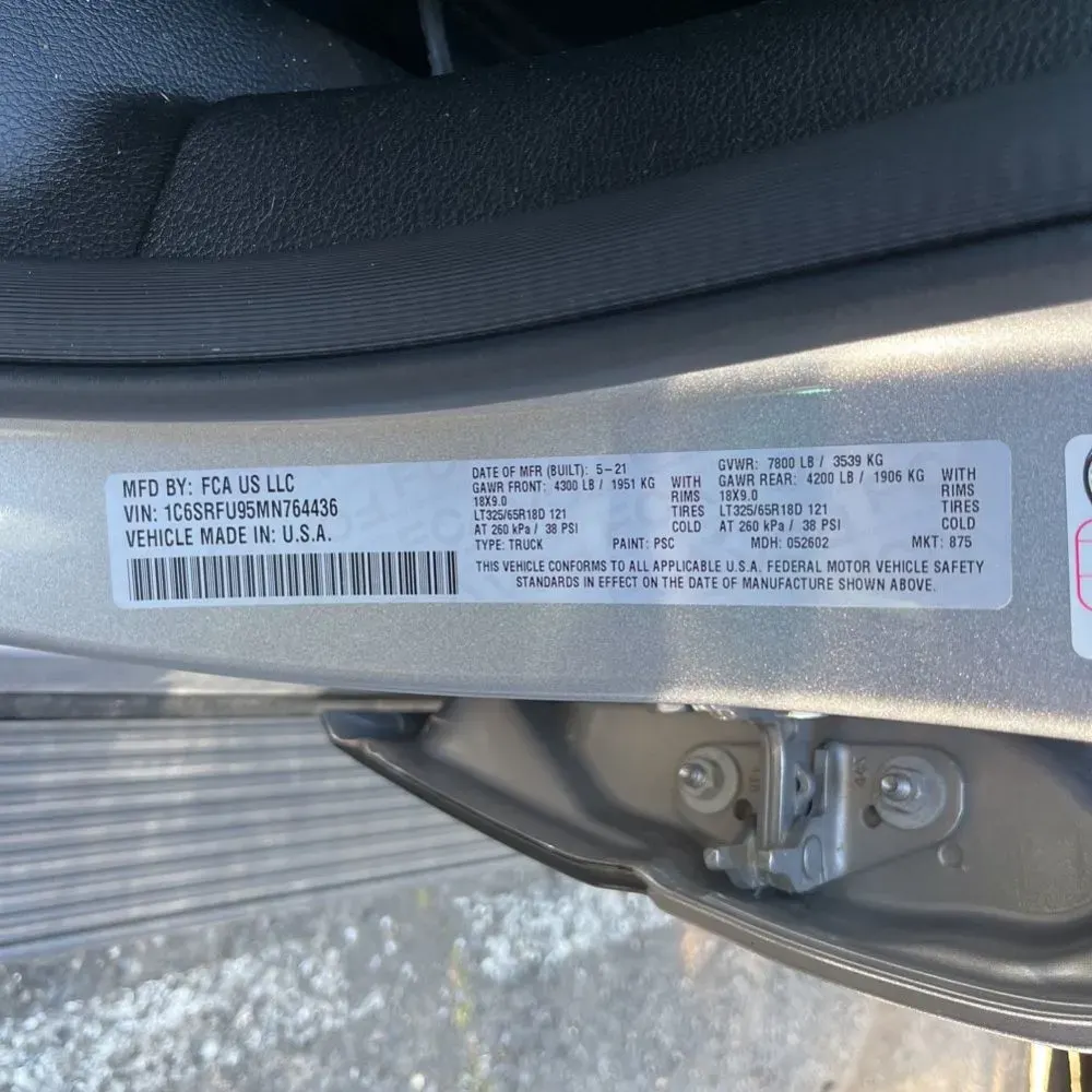 2021 Ram 1500 TRX
