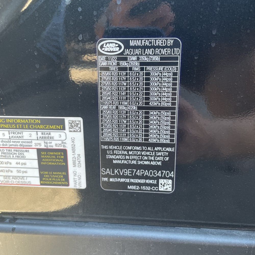 2023 Land Rover Range Rover P530 First Edition