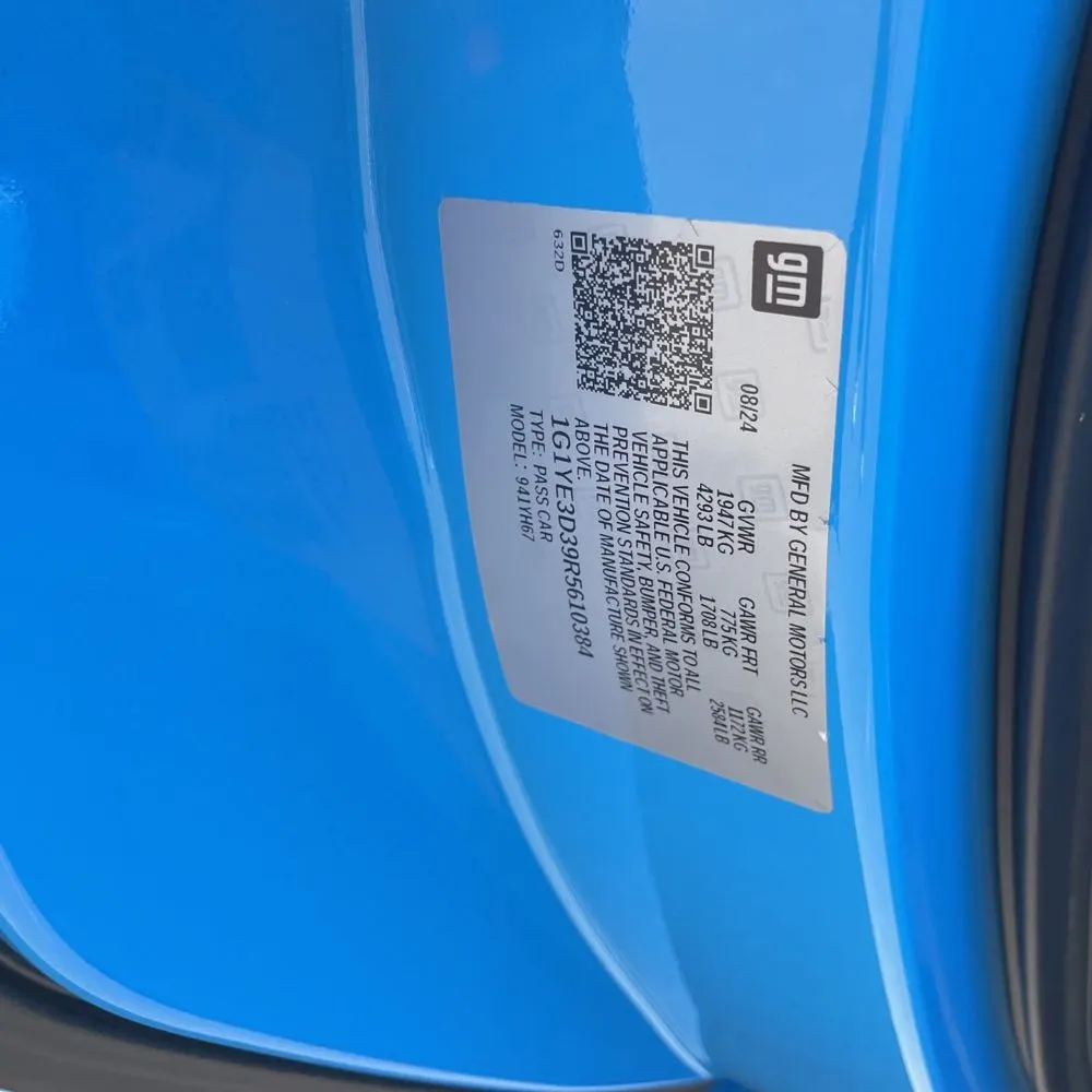 2024 Chevrolet Corvette Z06