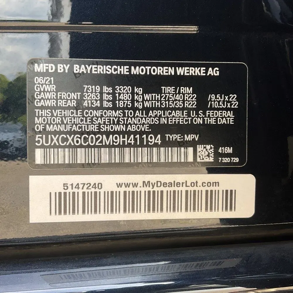 2021 BMW X7 M50i