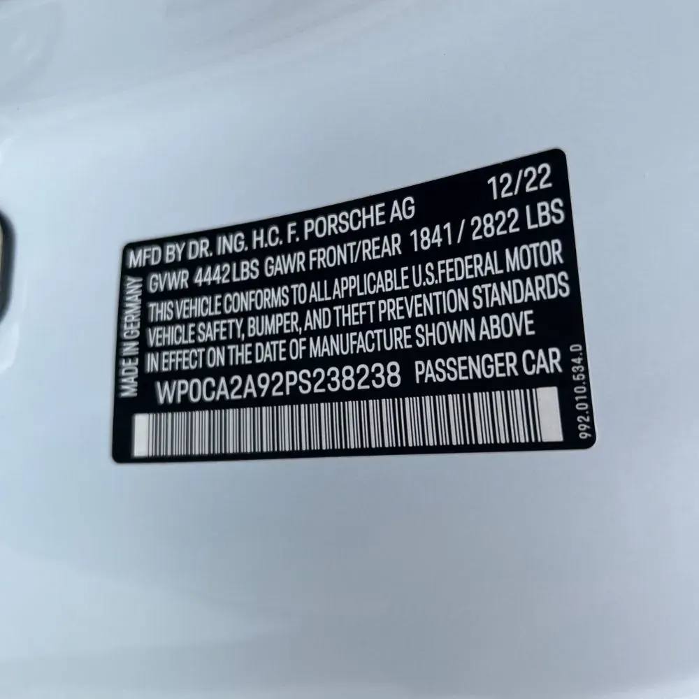 2023 Porsche 911 Carrera