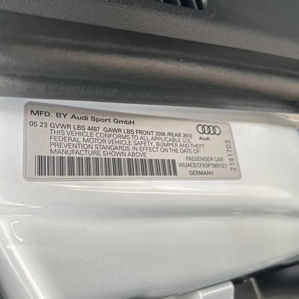 2023 Audi R8 V10 Performance