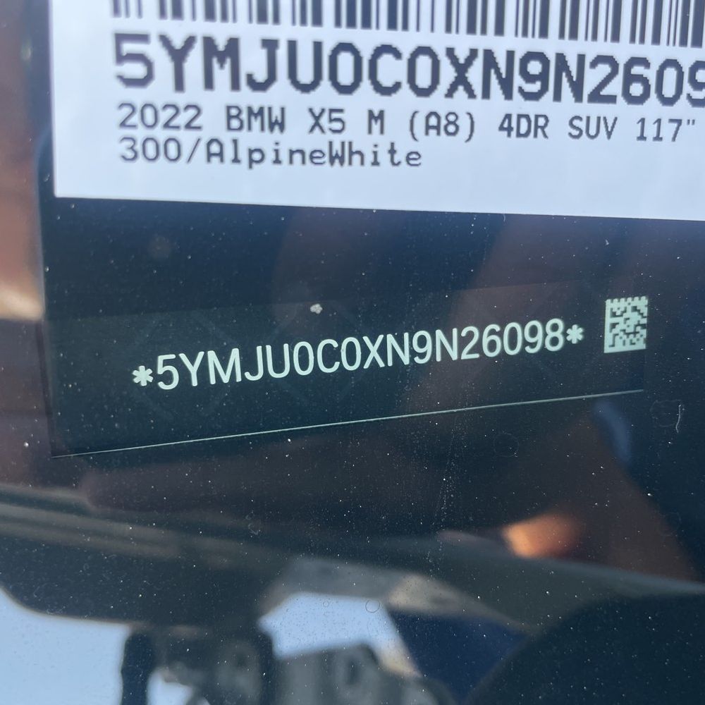 2022 BMW X5 M