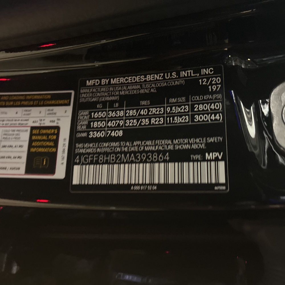 2021 Mercedes-Benz GLS Mercedes-Maybach GLS 600 4MATIC