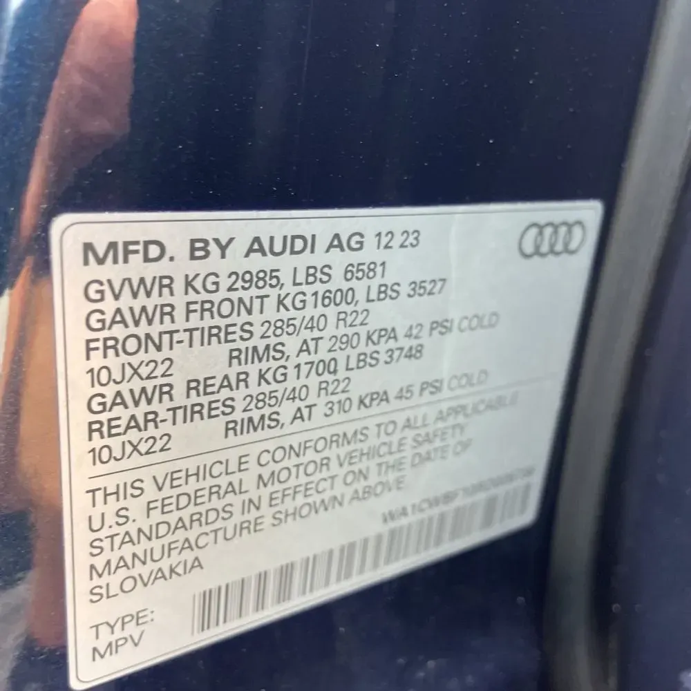 2024 Audi SQ8 Prestige