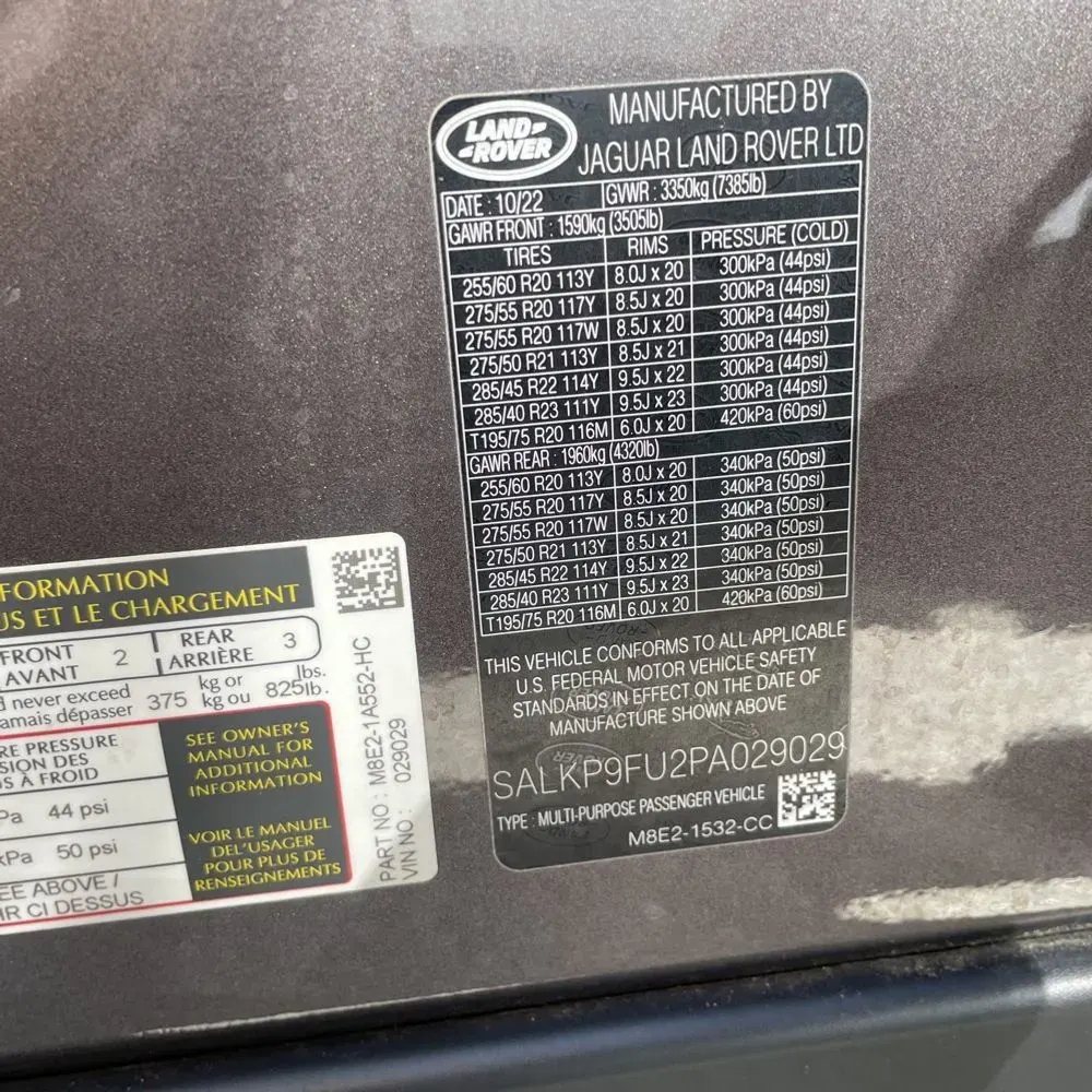 2023 Land Rover Range Rover SE