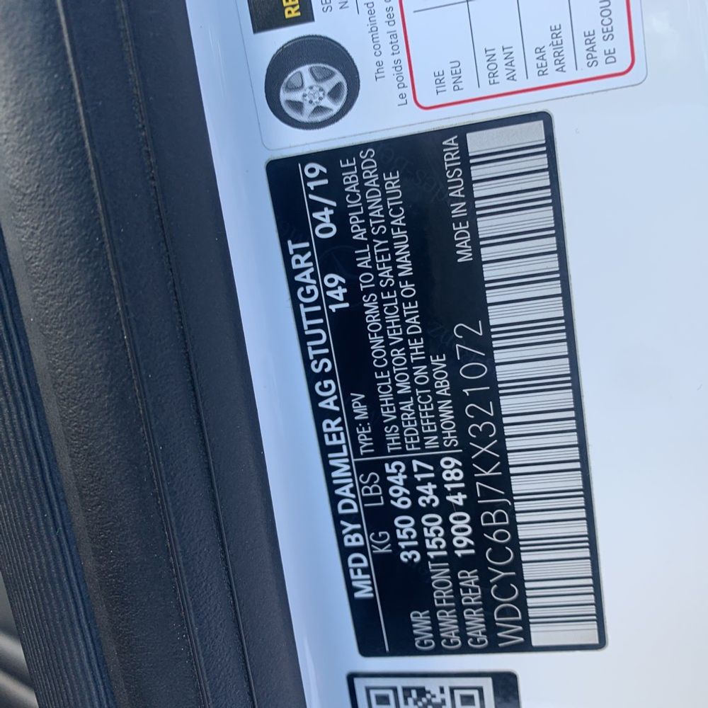 2019 Mercedes-Benz G-Class G 550