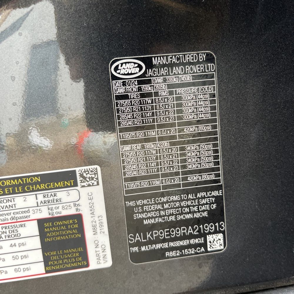 2024 Land Rover Range Rover P530 SE