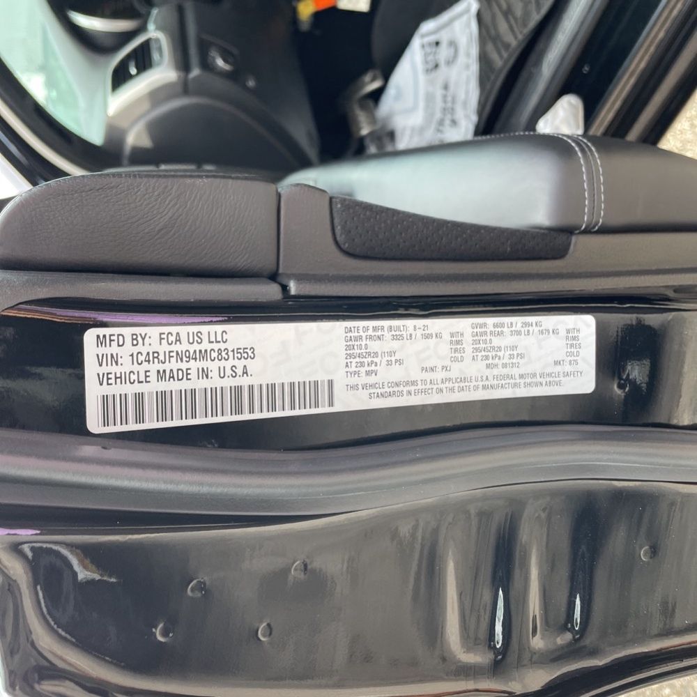 2021 Jeep Grand Cherokee Trackhawk