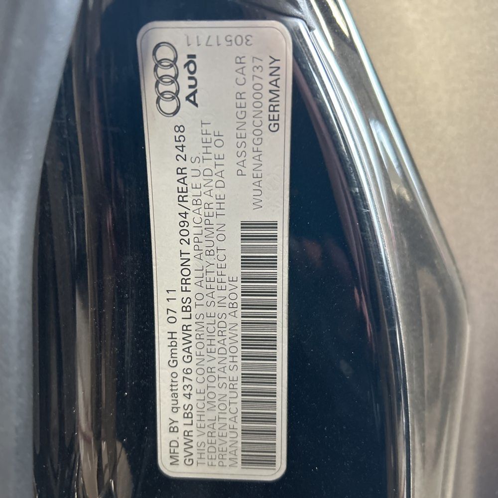 2012 Audi R8 5.2