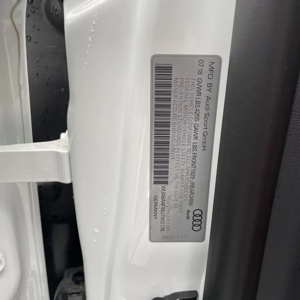 2018 Audi R8 V10