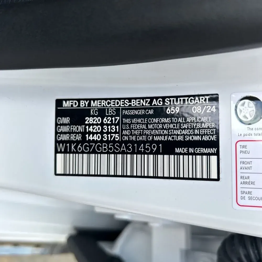 2025 Mercedes-Benz S-Class S 580 4MATIC