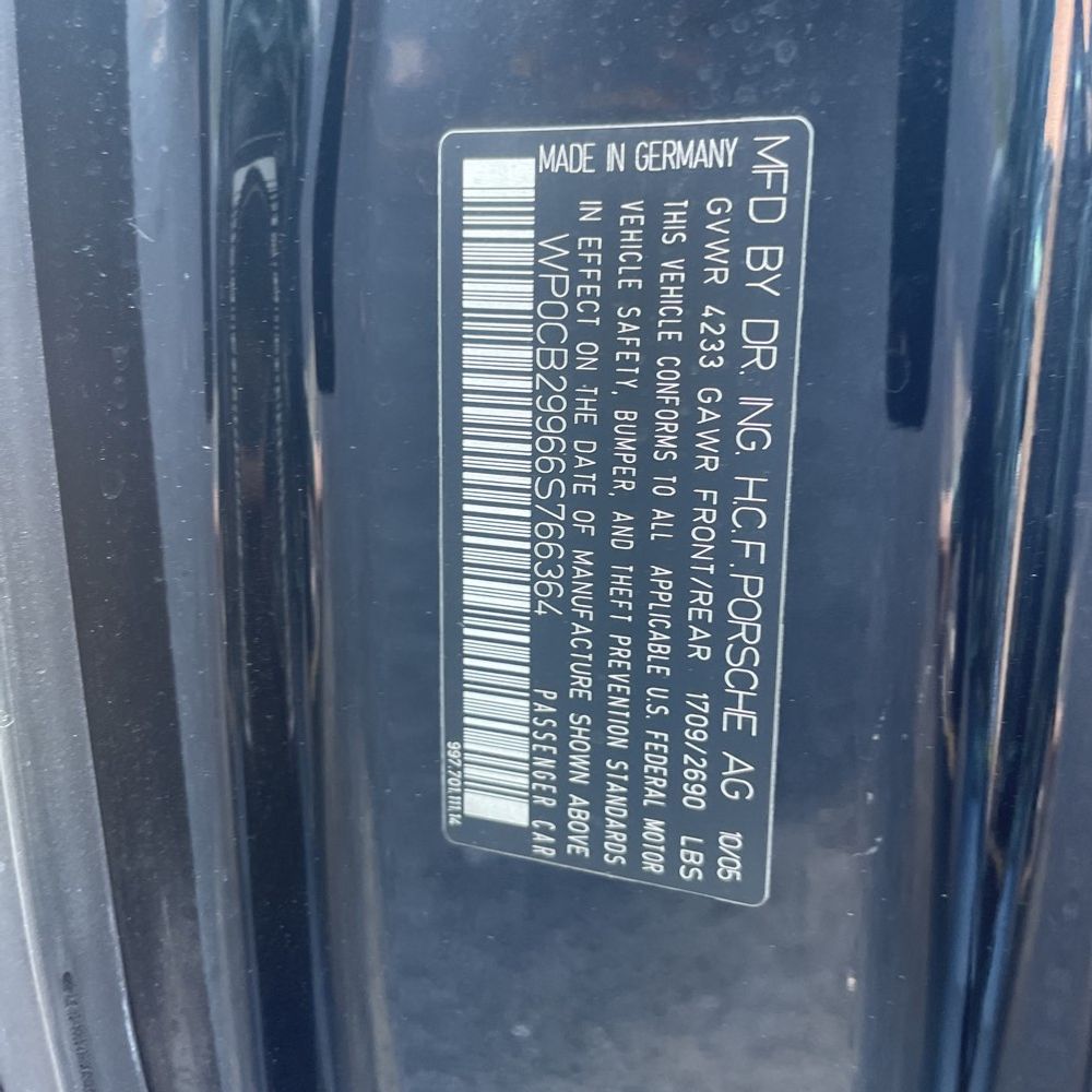 2006 Porsche 911 Carrera S
