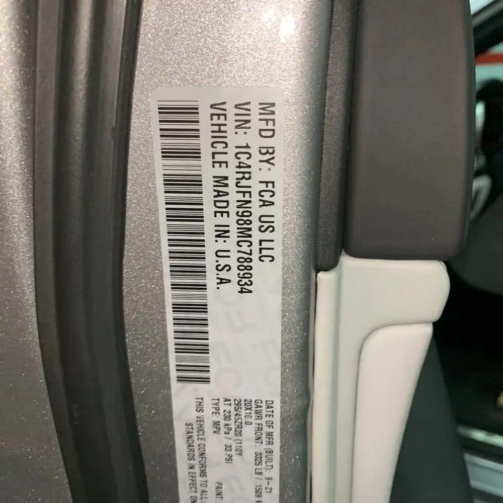 2021 Jeep Grand Cherokee Trackhawk
