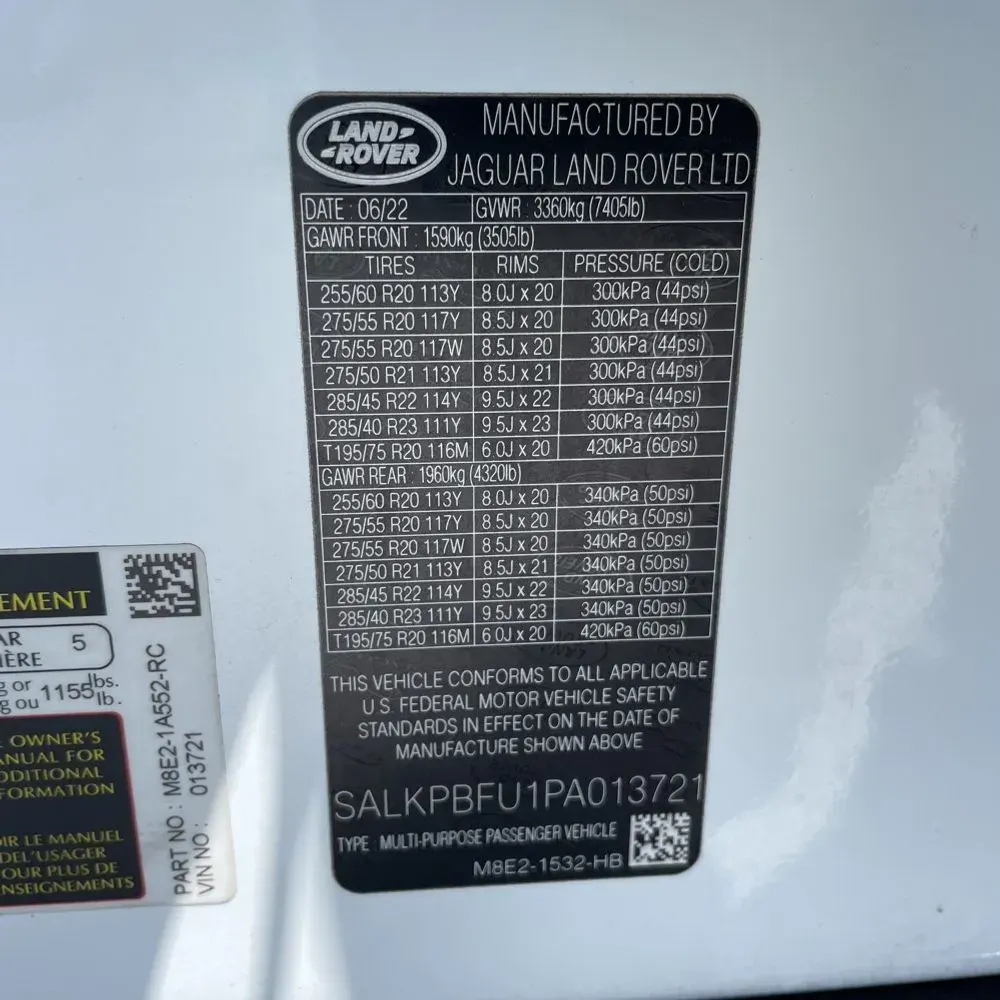 2023 Land Rover Range Rover SE