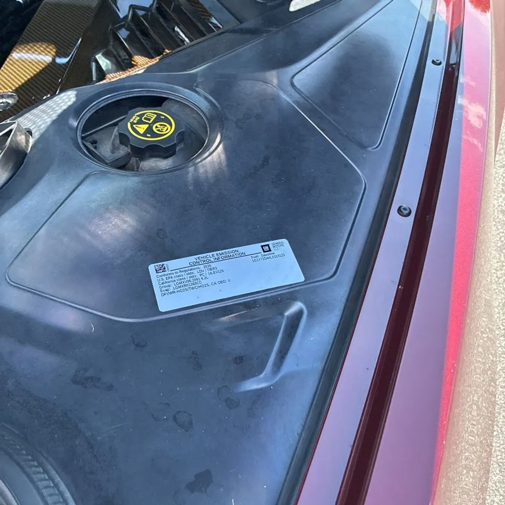 2020 Chevrolet Corvette Stingray