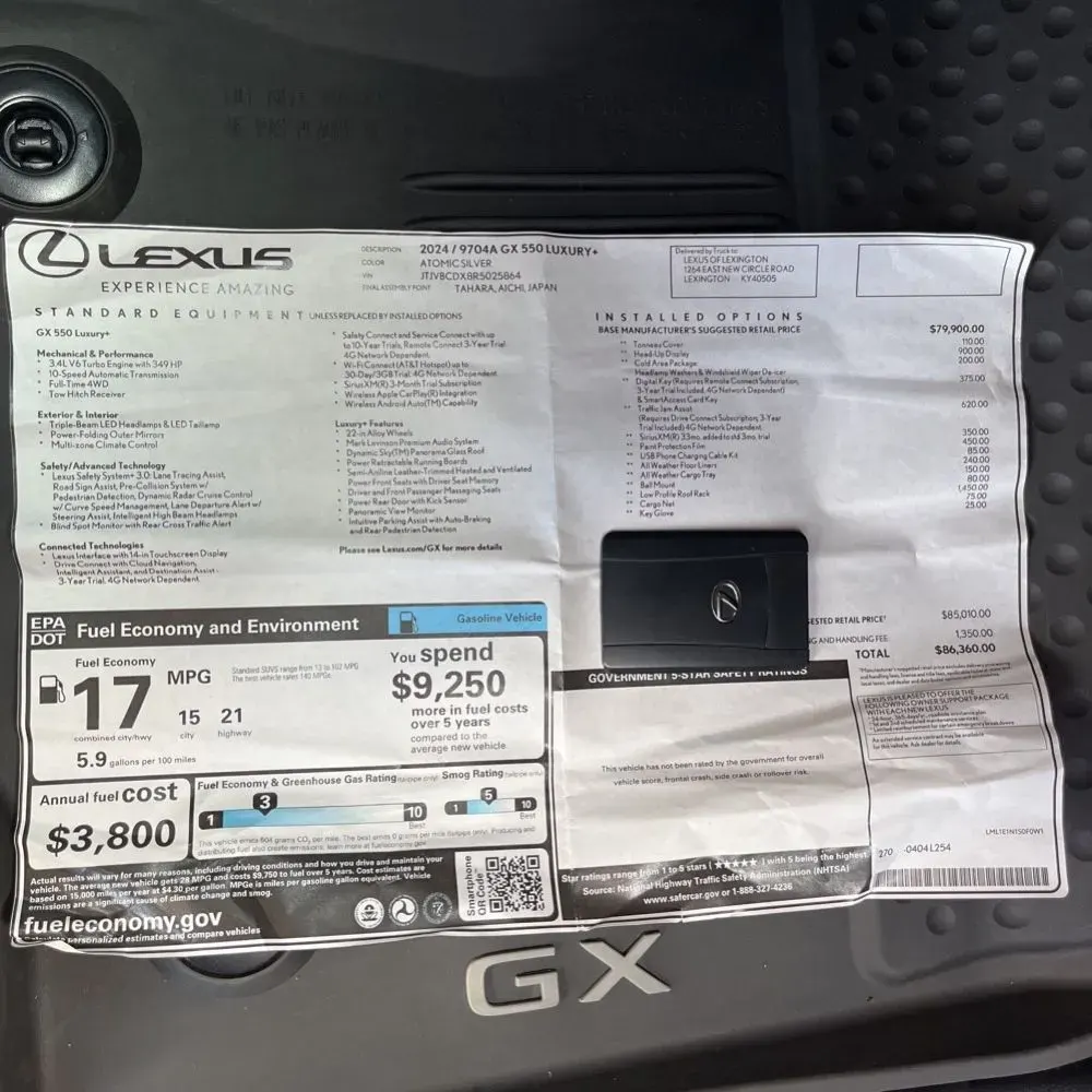 2024 Lexus GX 550 Luxury+
