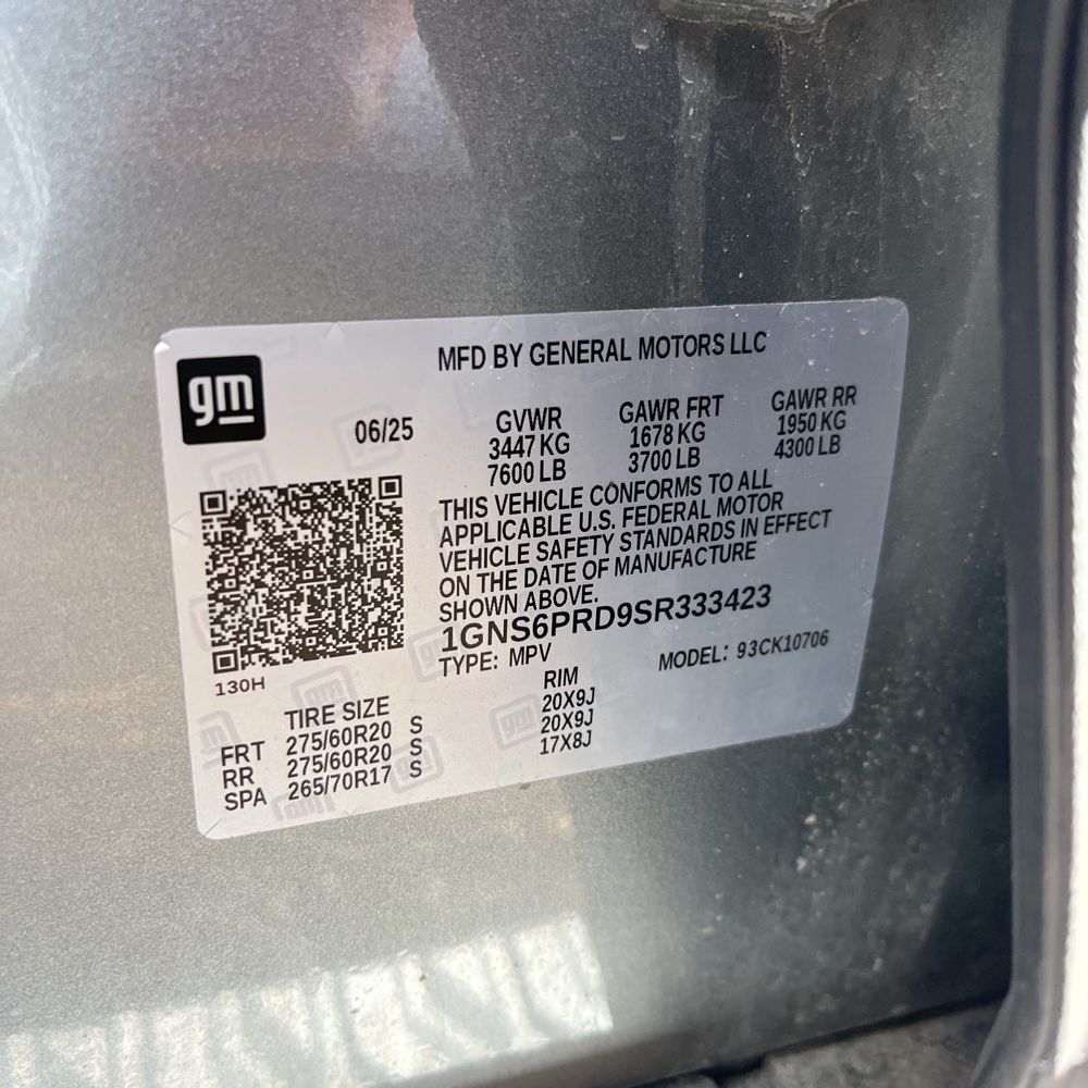 2025 Chevrolet Tahoe Z71