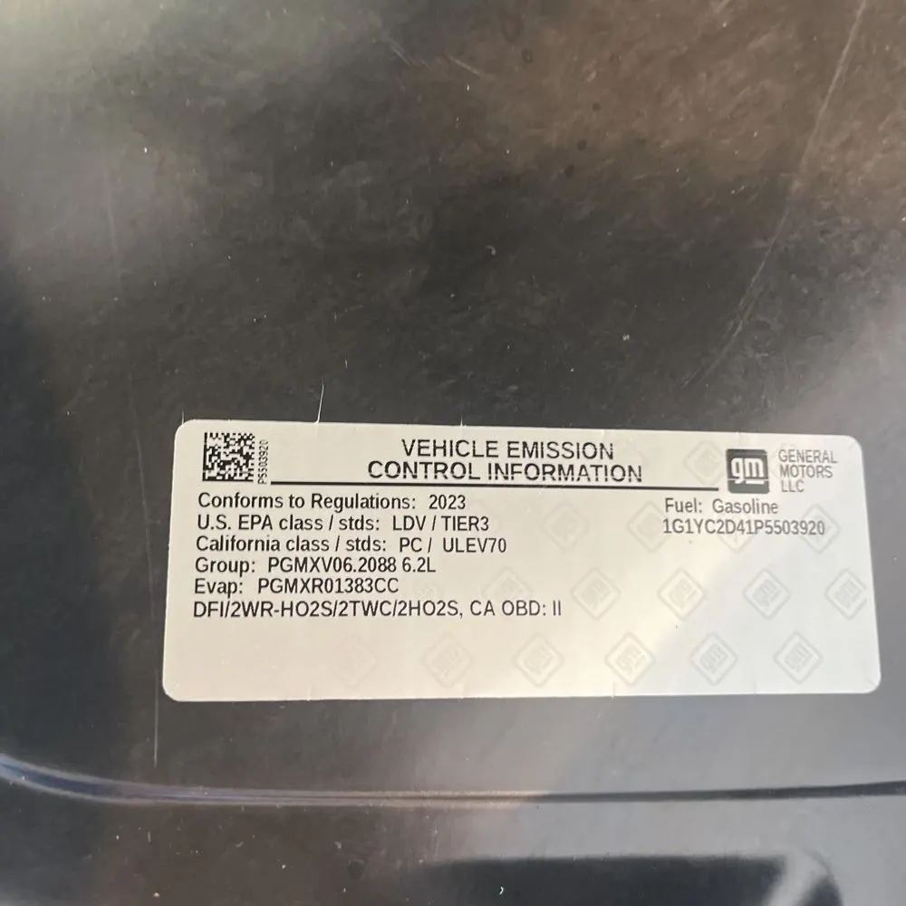 2023 Chevrolet Corvette Stingray