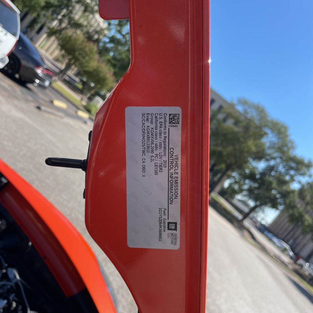 2019 Chevrolet Corvette Z06