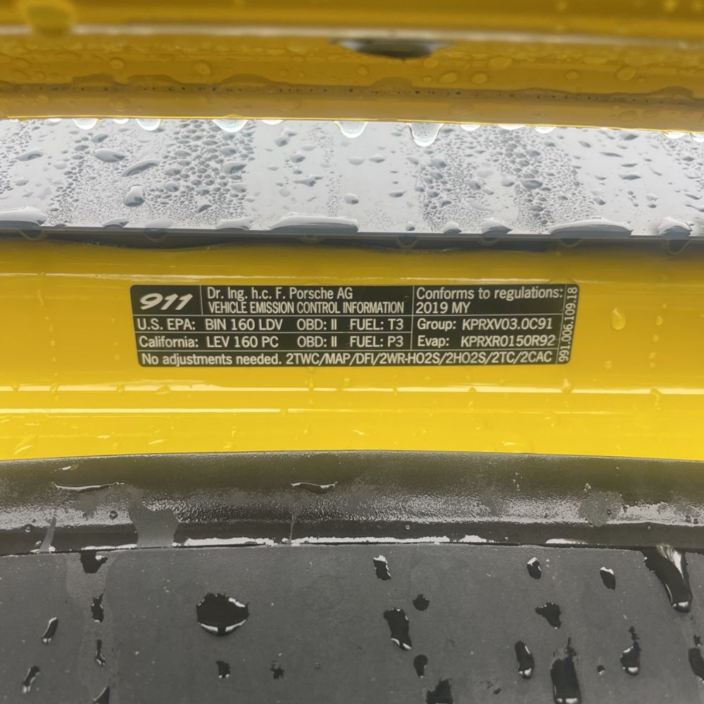 2019 Porsche 911 Carrera T