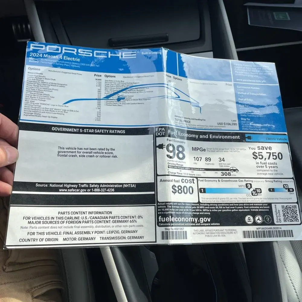 2024 Porsche Macan EV 4