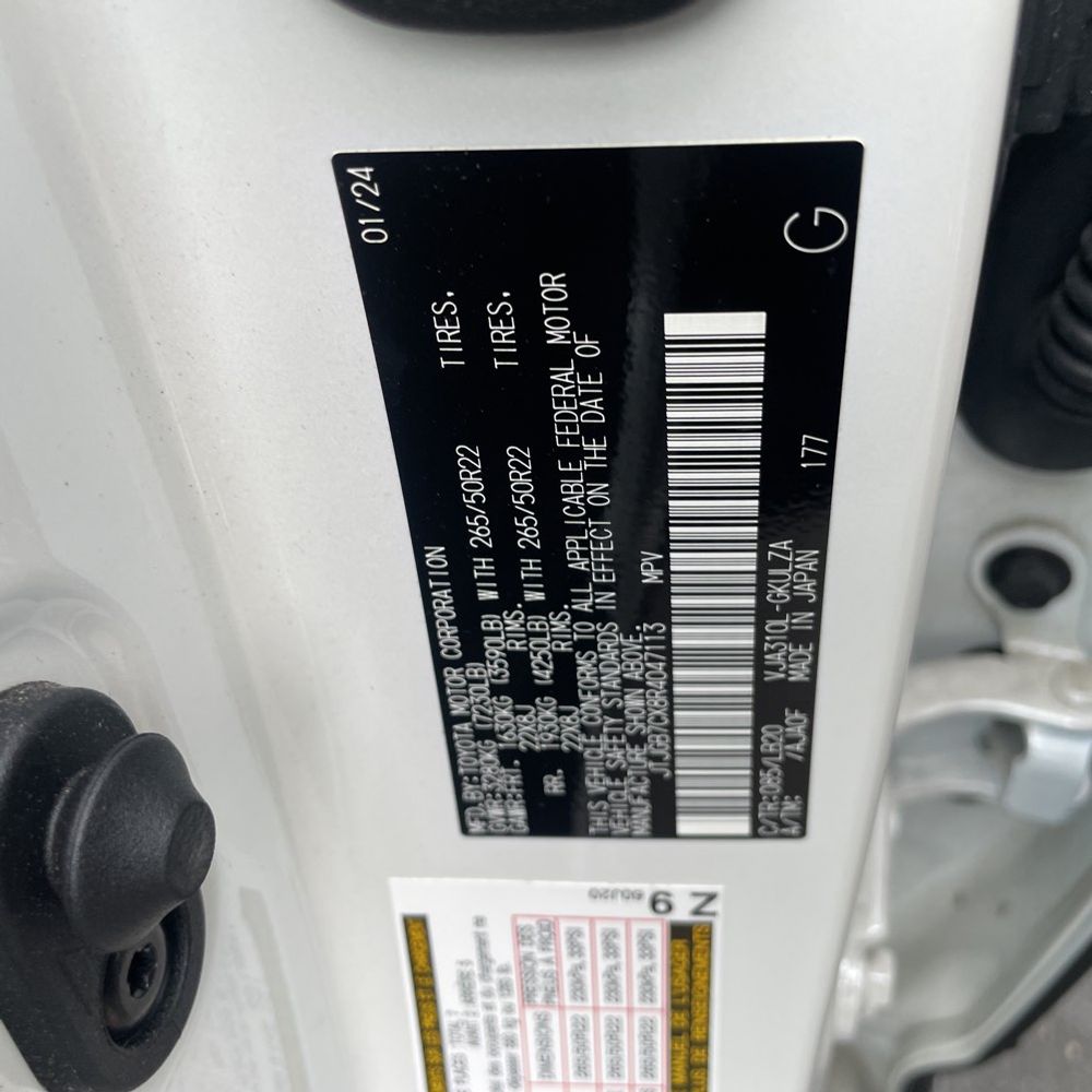 2024 Lexus LX 600 Luxury